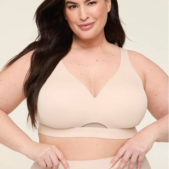 Cacique Other - Cacique Women's 42DDD Beige T-Shirt Bra Lightly Lined Wireless